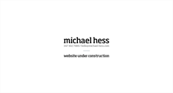 Desktop Screenshot of michael-hess.com