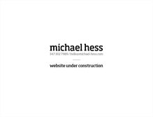 Tablet Screenshot of michael-hess.com